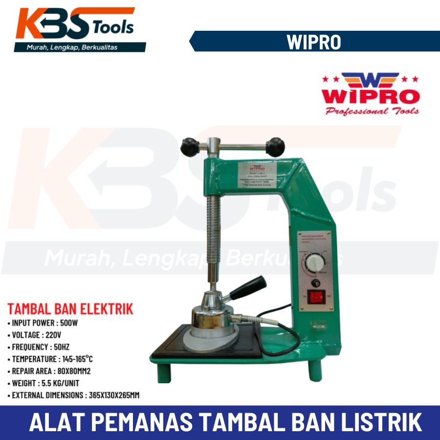 Alat Tambal Ban Listrik WIPRO - Pemanas Tambal Ban Tubless Listrik
