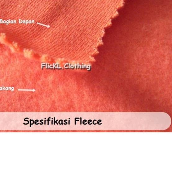 Bahan Kain Fleece Cotton Katun Celana Jaket Training Varsity