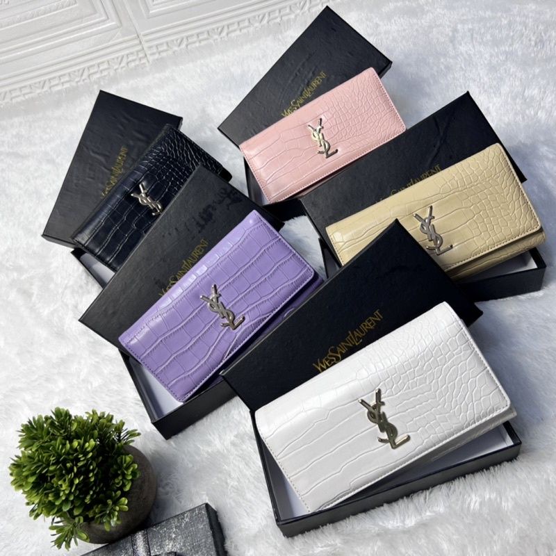 DOMPET LIPAT 2 CROCO BESTSELLER FREE BOX &amp; DUSBAG