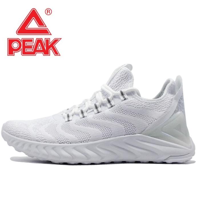 SEPATU RUNNING PEAK TAICHI EDISI 1.0 WANITA E91618H WHITE RGFG9646F