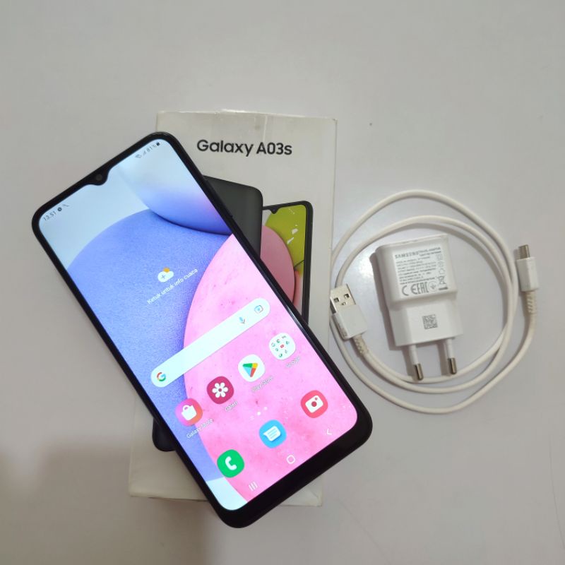 Samsung Galaxy A03s 4/64 Gb Fullset Bekas