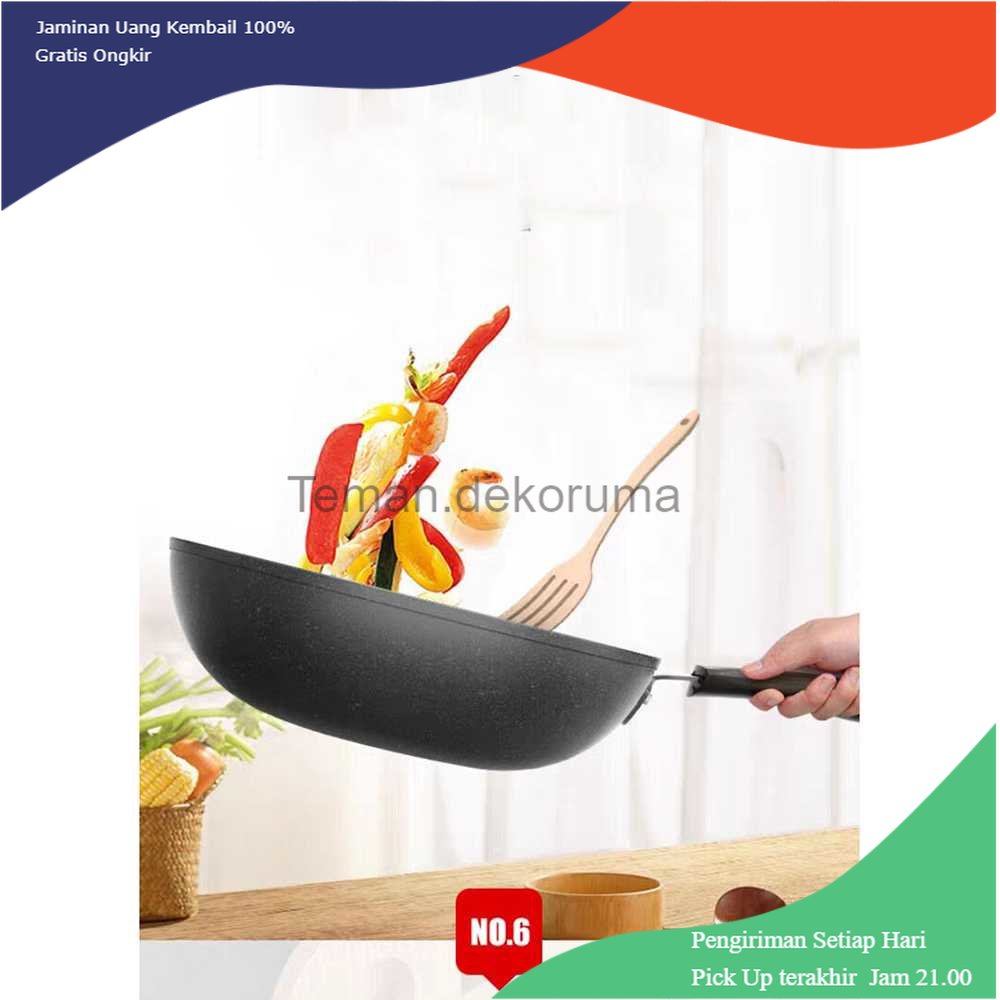 TD - PR COOKKIT Panci Masak Wok Nonstick Frying Pan 32cm - KC0411