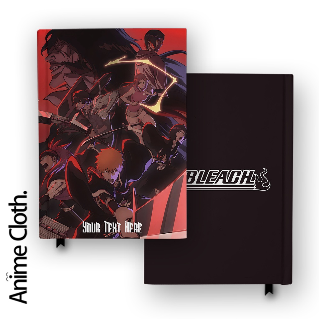 

Buku Catatan Notebook Anime Bleach Thousand Year War Custom Nama Diary Jurnal Agenda Hardcover A5 A6