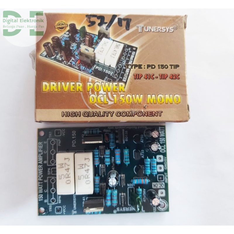 Kit driver power OCL 150 watt mono tunersys