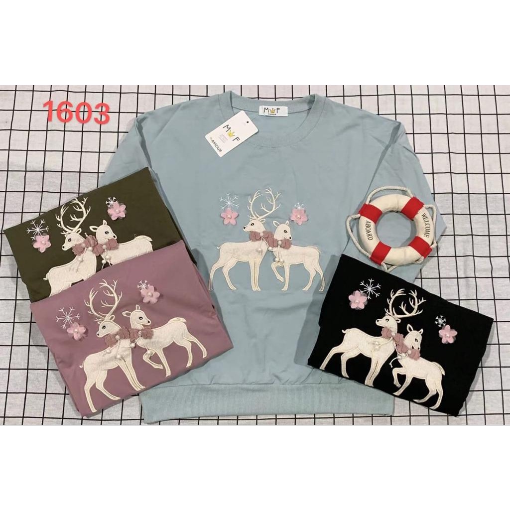 Eefbee - Atasan Kaos Import Lengan Panjang - MF Import