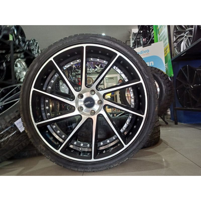 Jual Velg Mobil Bekas Seken Model Racing Vossen Ring Baut X