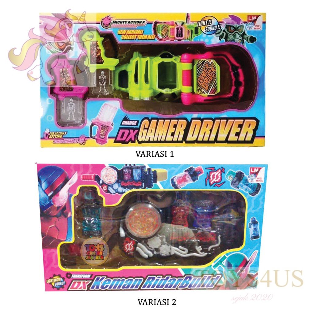 Toys4Us - TCJ - MAINAN ANAK SABUK DX GAMER DRIVER KAMEN RIDER EX AID MASKER RIDER & DX BELT DRIVER B