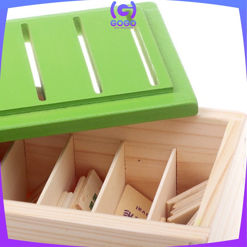 GOGO-M176 Mainan Anak Puzzle Kayu Mainan Edukasi Bergambar Montessori Toys / Puzzle Anak Wooden Toys