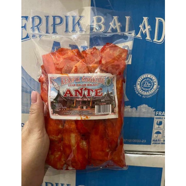 

kripik singkong balado ANTE 200gr