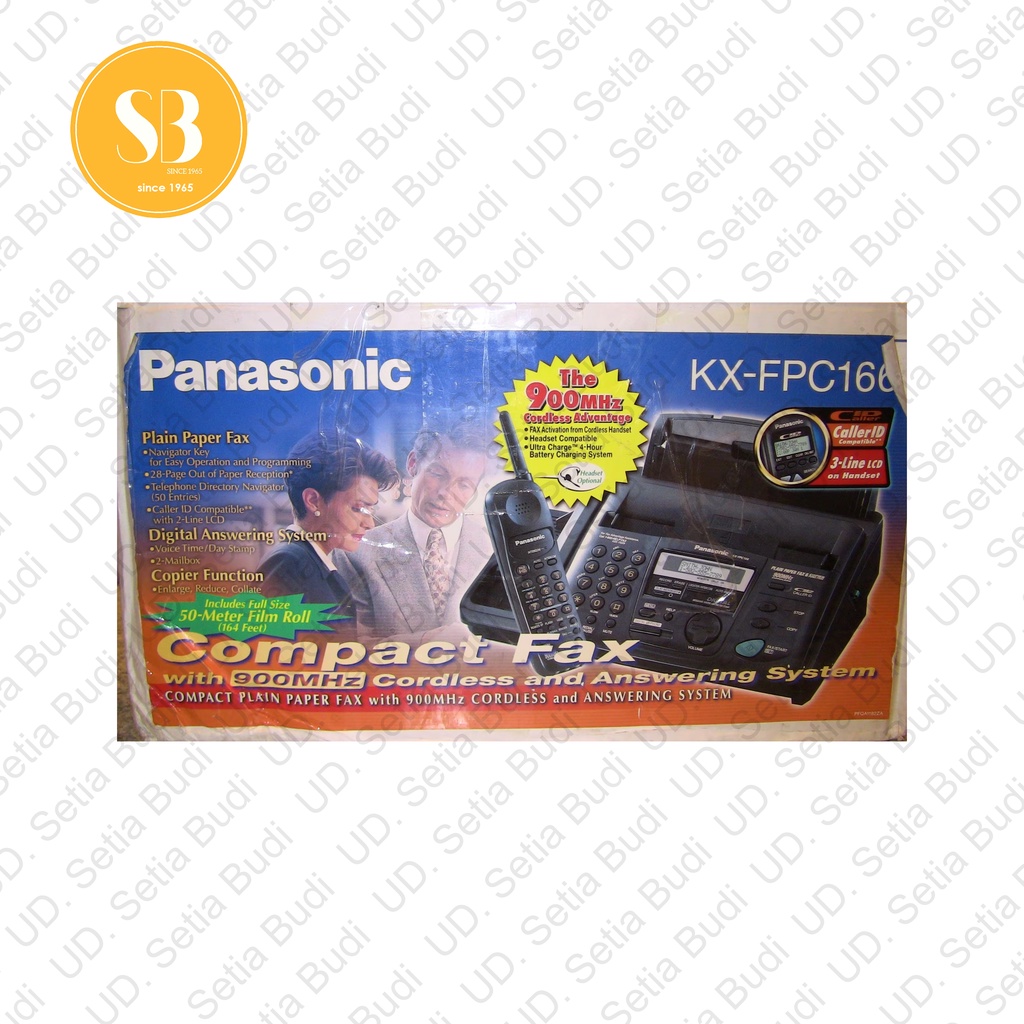 Mesin Facsimile Kertas HVS / Plain Paper Fax Panasonic KX-FPC166 Baru Gres