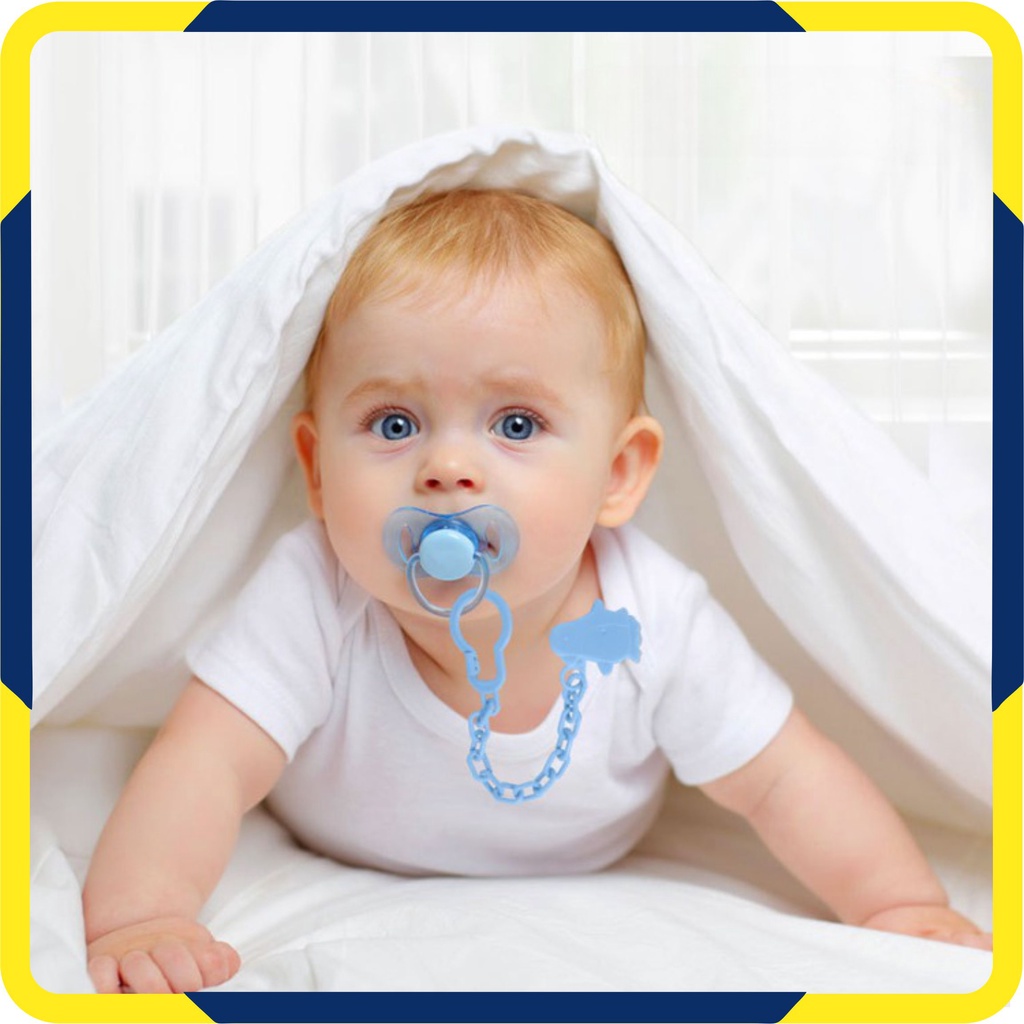 Murah Lebay S198 Tali Gantungan Empeng Baby Klip Rantai Penjepit Dot Bayi Teether Clipper Pacifier Holder
