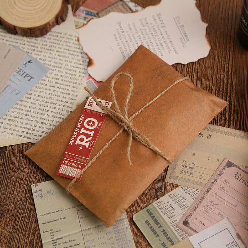 

Amplop Vintage Kraft Muat A6 - Hazzel Retro Envelope for Penpal Journal Antik