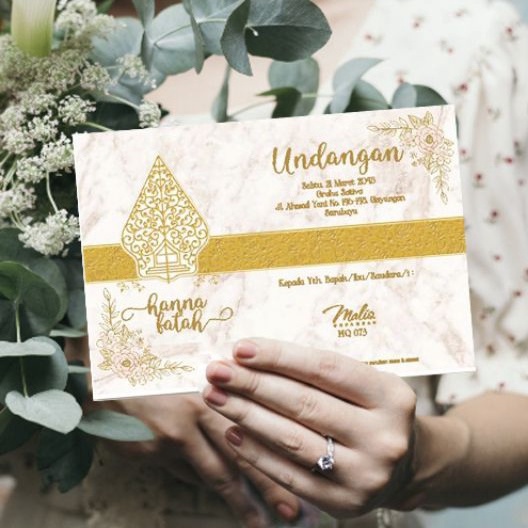 Jual Undangan Pernikahan Gunungan Jawa, Undangan Jawa, Elegan, dan