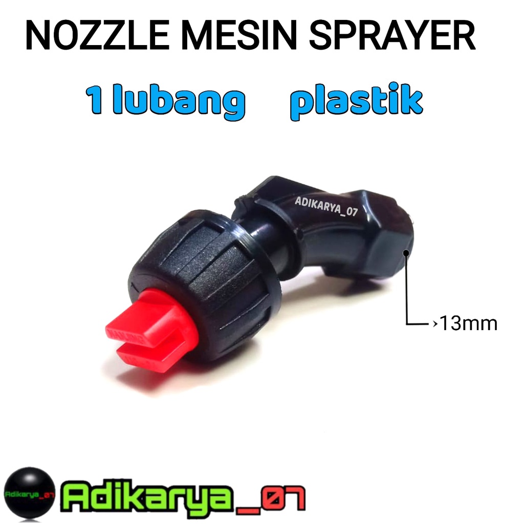Nozzle prayer spuyer plastik spuyer kabut spuyer semprotan hama spuyer plastik lubang 1 PLASTIK