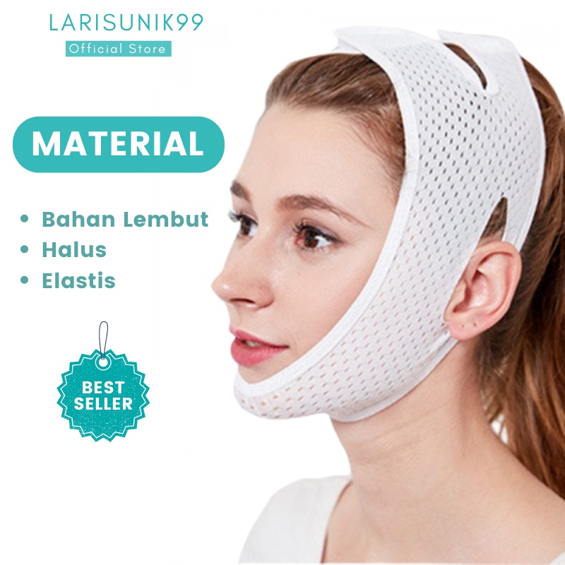 Korset Wajah Penirus Pipi Face Lift Slim Belt V Shape Perawatan Wajah Korset Double Chin