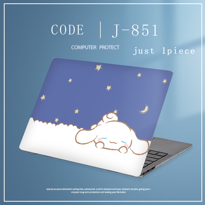 1pc Universal Bebas Potong COD Laptop Decals Colorful Cinnamoroll Marbel Laptop Decor Stiker Untuk DELL Presisi7720Inspiron G7 7588 G3 3779kulit Full Cover Sticker