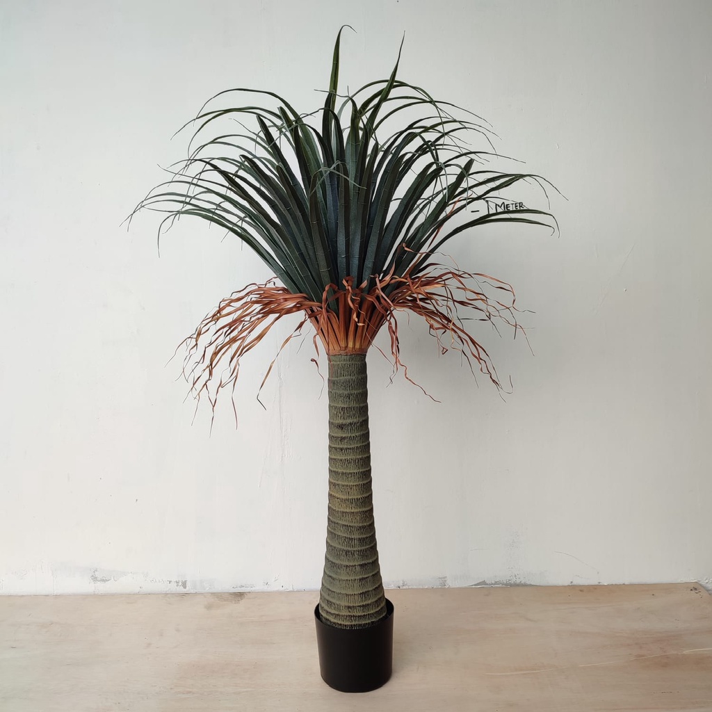 AND / COD / Pohon Palem Hias Palsu Tanaman Nolina Ponytail Palm Plastik Artificial Dekorasi Rumah PBP128