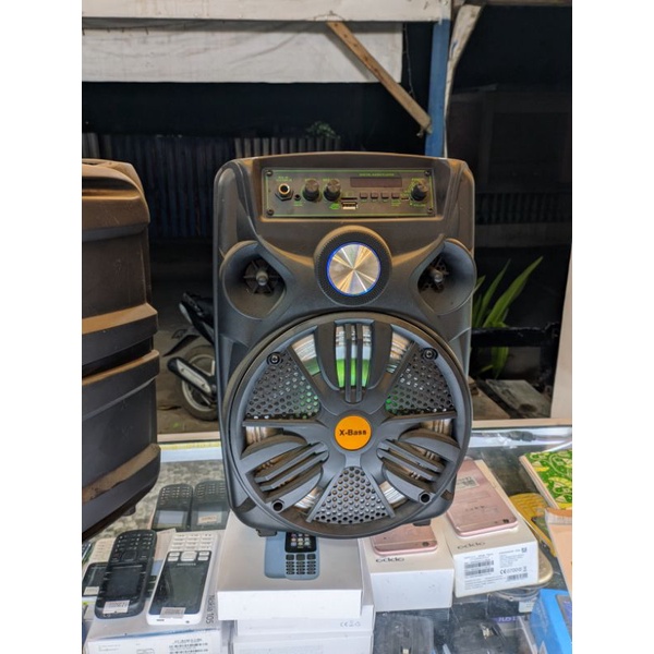 COD SPEAKER BLUETOTH KARAOKE  WIRELESS FLECO 8.5 INCI"