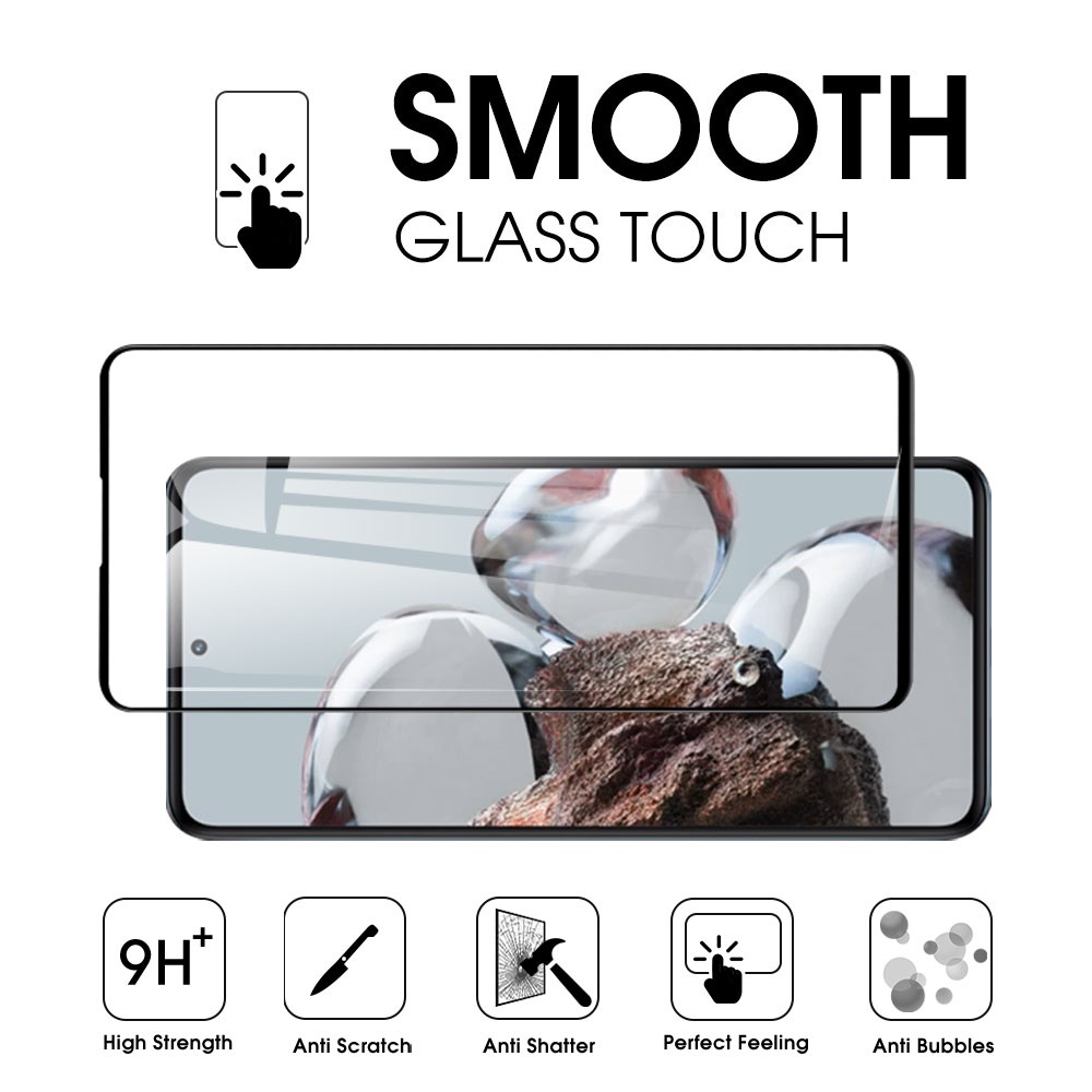 Pelindung Layar Tempered Glass HD Anti Sidik Jari / Gores / Pecah Untuk Xiaomi 12T / 12T Pro