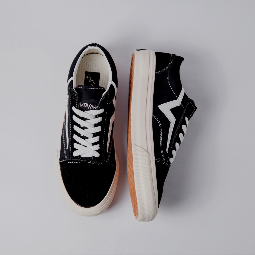 HANVADZ Krakatau Black White | Sepatu Unisex