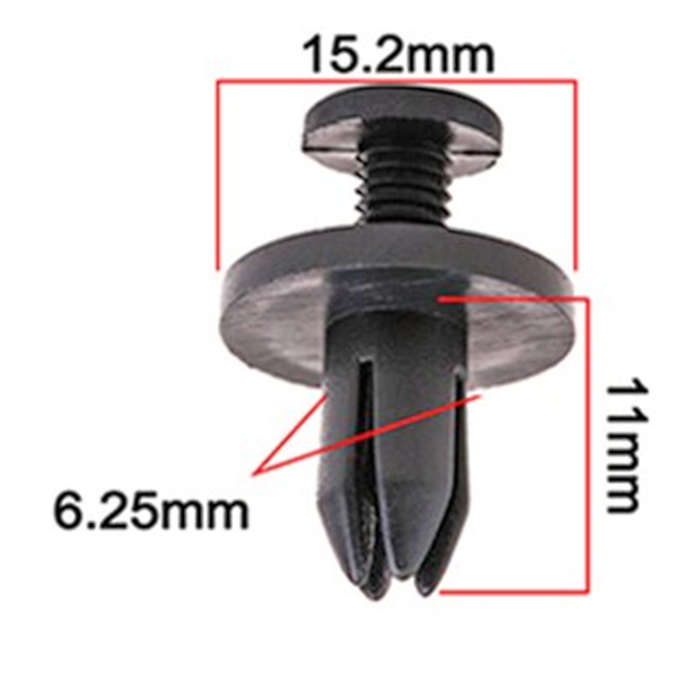 Kancing Klip 20/50/100 Pcs  6mm Universal 90467-06017 TOYOTA Sedan MPV Hatchback Agua Calya Avanza S