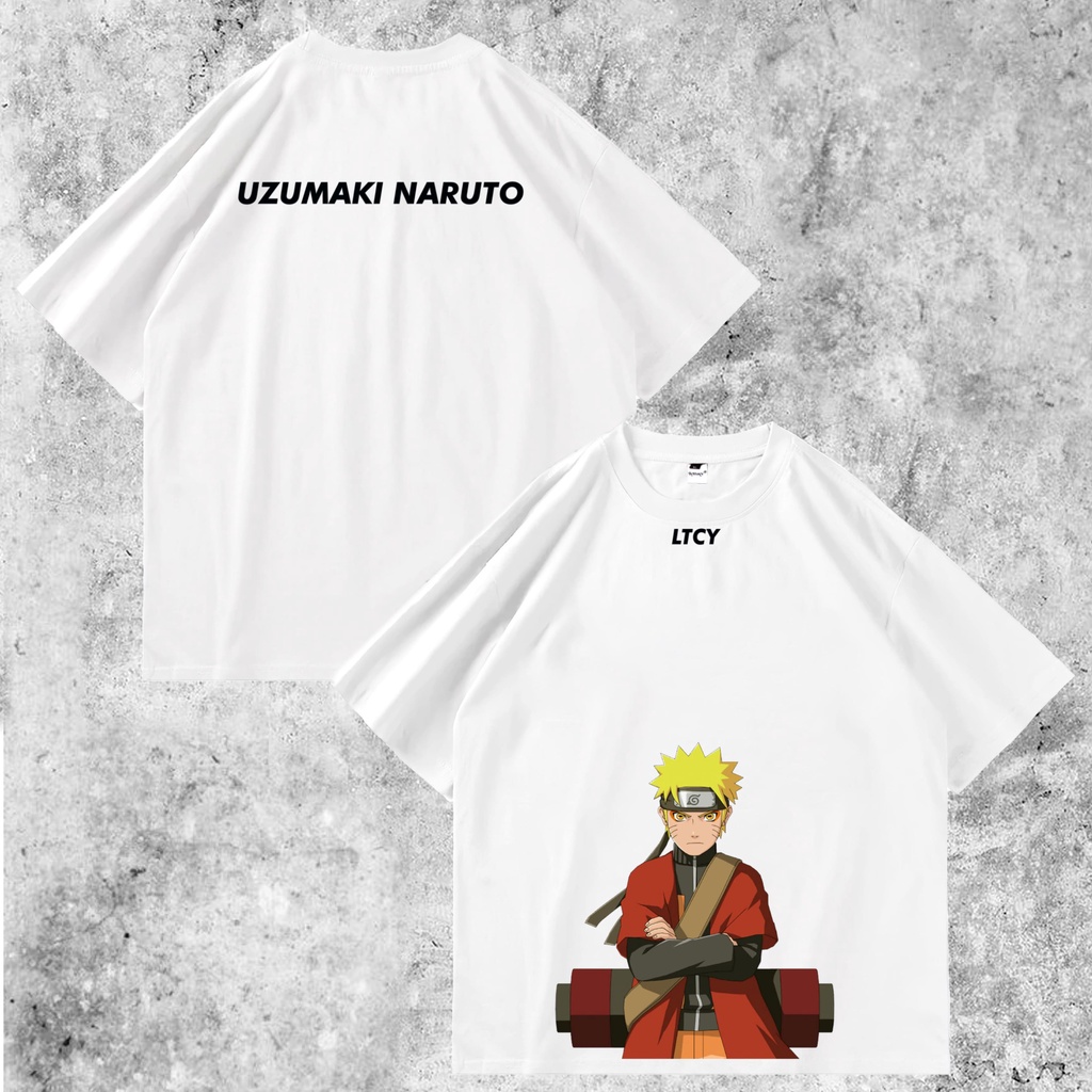 [ OVERSIZE ] LETTUCY BAJU KAOS MOTIF NARUTO