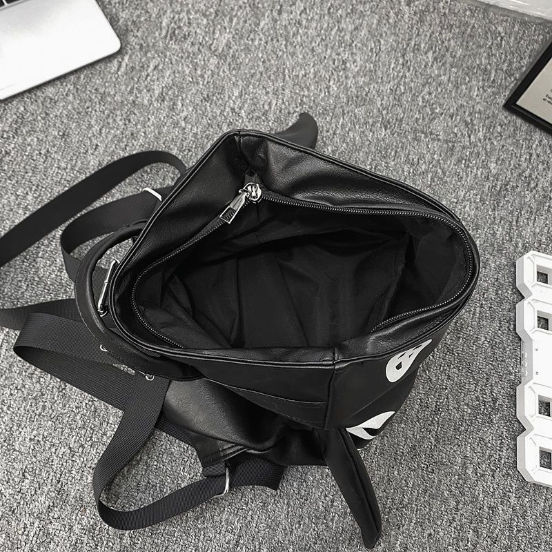 ✇❍Seraser Jepang Kartun PU Ransel Angin Multi-Fungsional Messenger Tas Menyenangkan Pria dan Wanita Tas Sekolah Kreatif Hewan Ransel Pasang