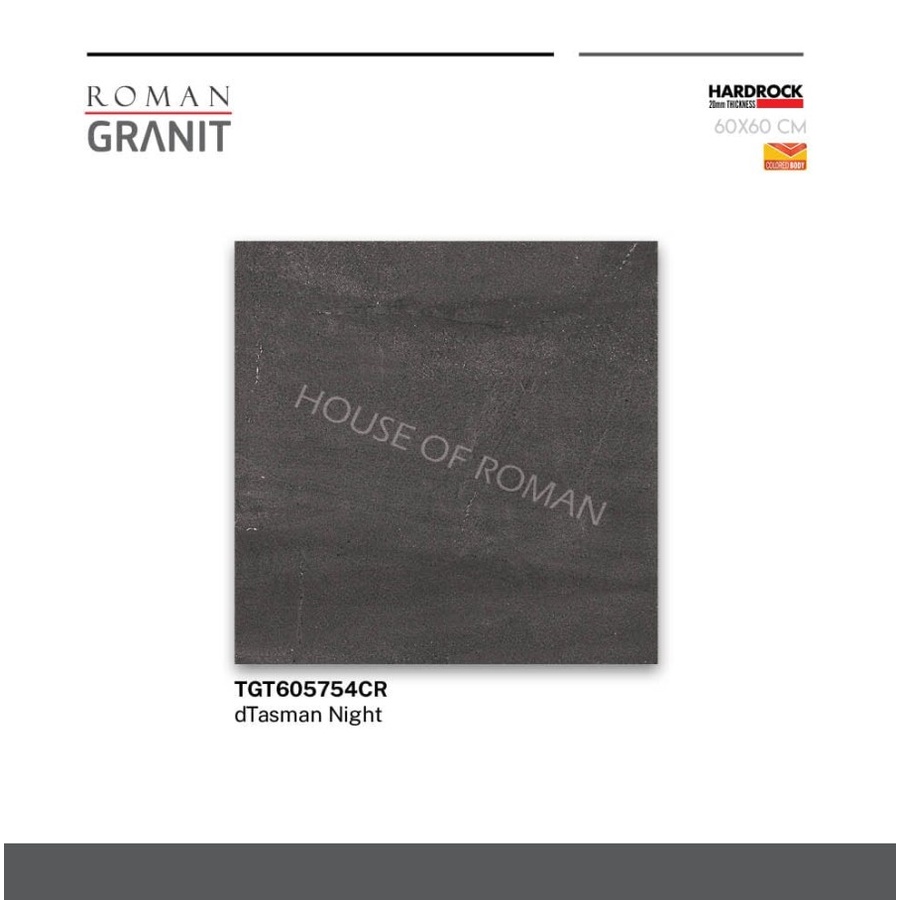ROMANGRANIT HARDROCK DTASMAN NIGHT 60X60 TGT605754CR (ROMAN GRANIT)