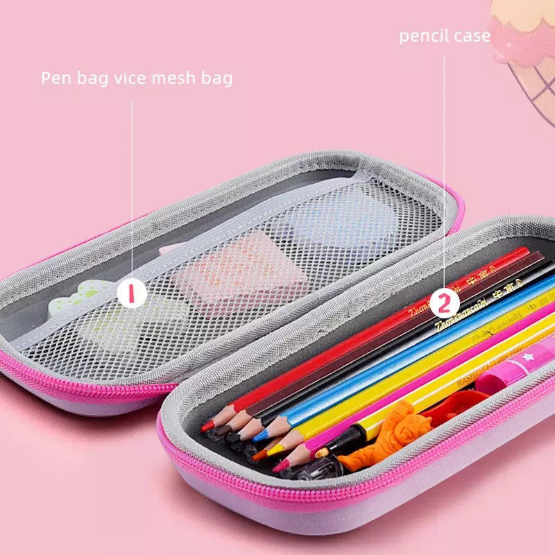 Gelasa Kotak Pensil Anak 3D Anti Air Waterproof