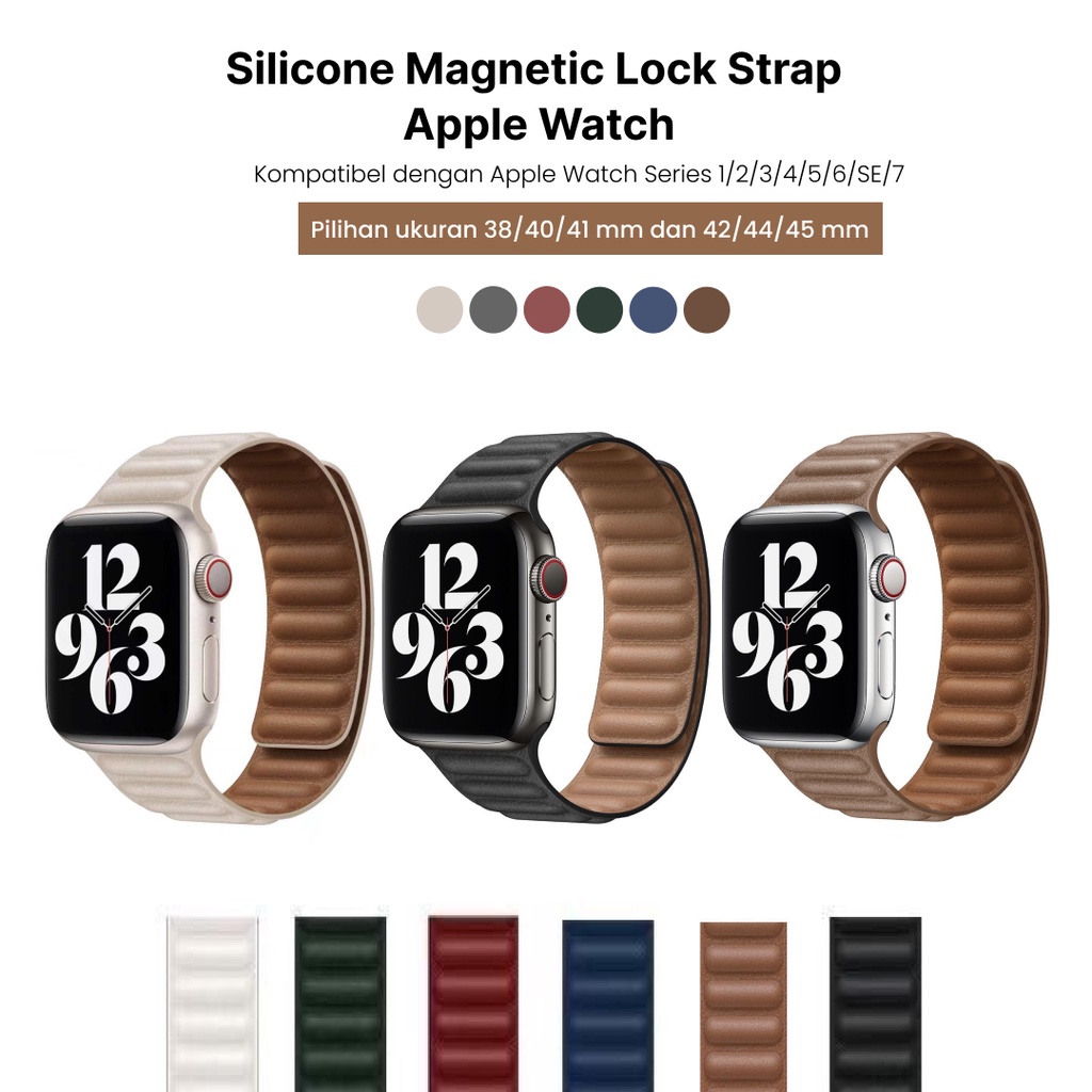 Strap Apple watch Silicone Band iWatch Magnetic Lock Strap 38mm 42mm