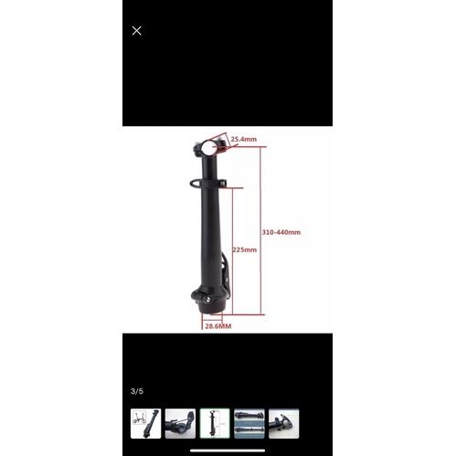 Handlepost telescopic Litepro for dahon tern fnhon