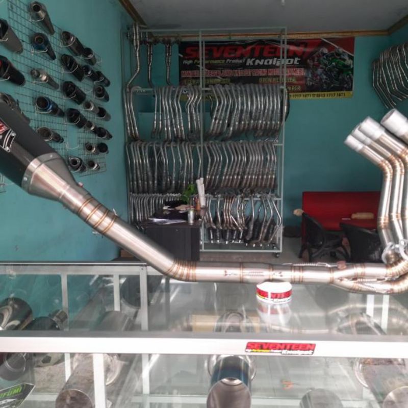 Knalpot racing Yoshimura ZX25R Fullsystem