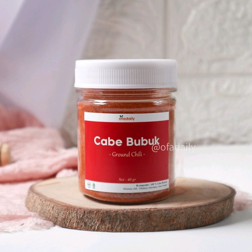 

Cabe Cabai Bubuk Rempah Extra Pedas Ground Chilli - Bumbu Dapur 40 gr - Ofadaily