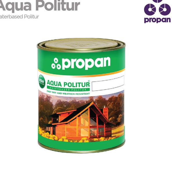 CAT KAYU PROPAN ULTRAN AQUA POLITUR 1L - DARK BROWN