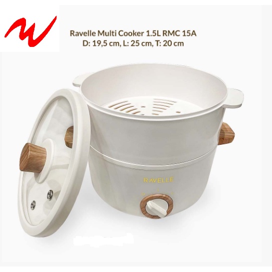 Ravelle Multi Cooker 1.5L RMC 15A