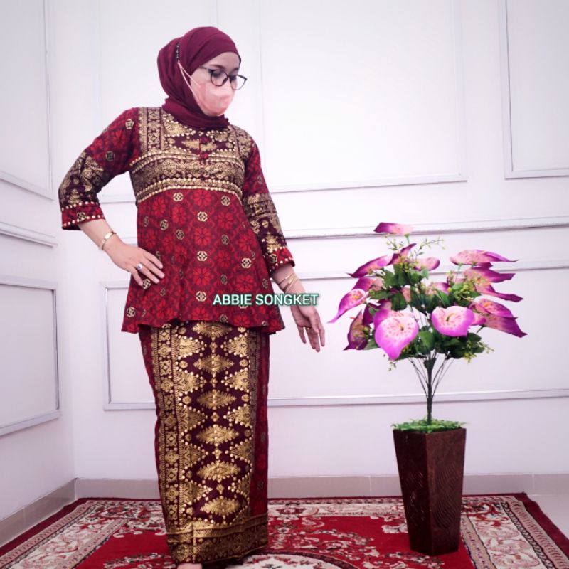COUPLE SETELAN BAJU SONGKET BABYDOL/CHIBI PRADA PALEMBANG