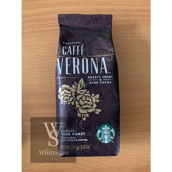 

BISA COD Starbucks Cafe Verona - Whole Bean Dark Roast 250gr Biji Kopi Coffee /KOPI RUBE/KOPI