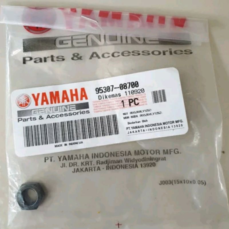 Nut, Mur Baut Anting Setelan Rantai RX-King Original