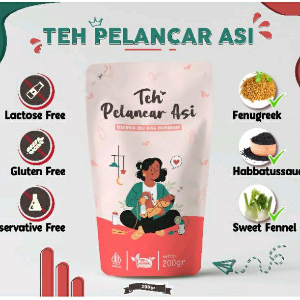 BROMO AROMA TEH / PELANCAR ASI / ASI BOOSTER TEA / BOOSTER ASI / ASI BOOSTER