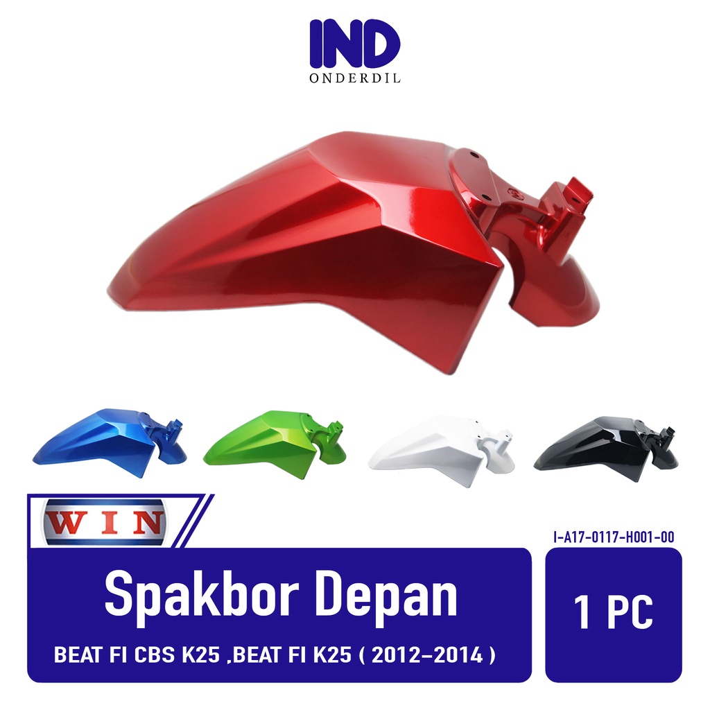 Spakbor-Spakboard-Slebor-Spak Bor-Board-Cecepet Depan-Front Merk WIN Beat FI Lama-Karbu-Old K25-CBS 2012-2014