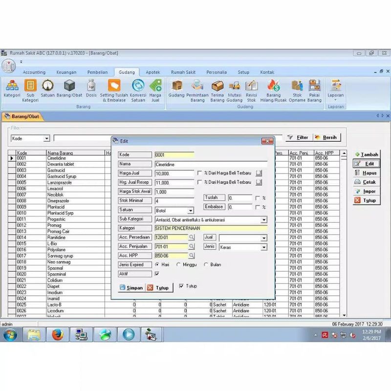 Software Rumah Sakit, klinik + apotek Bisa Custom