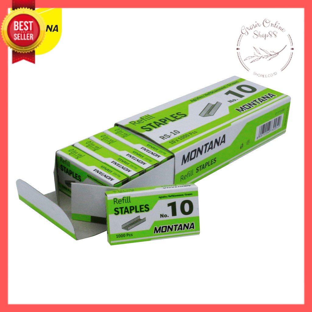 GOS -G107- ISI STAPLES - REFILL STAPLER MONTANA - ISI STAPLER 1PCS