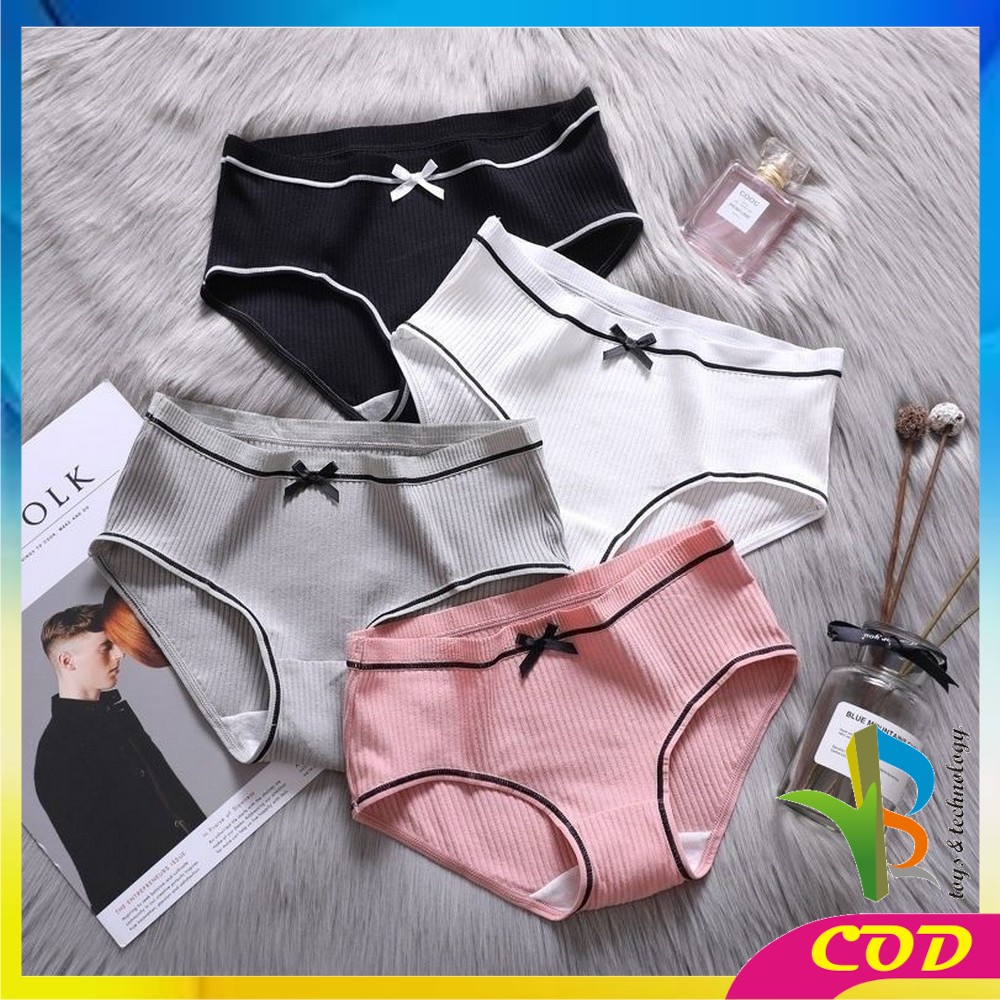 RB-P61 Celana Dalam Wanita Polos List Pita CD Cewek Import / Underwear Wanita / Sempak Wanita Sexy