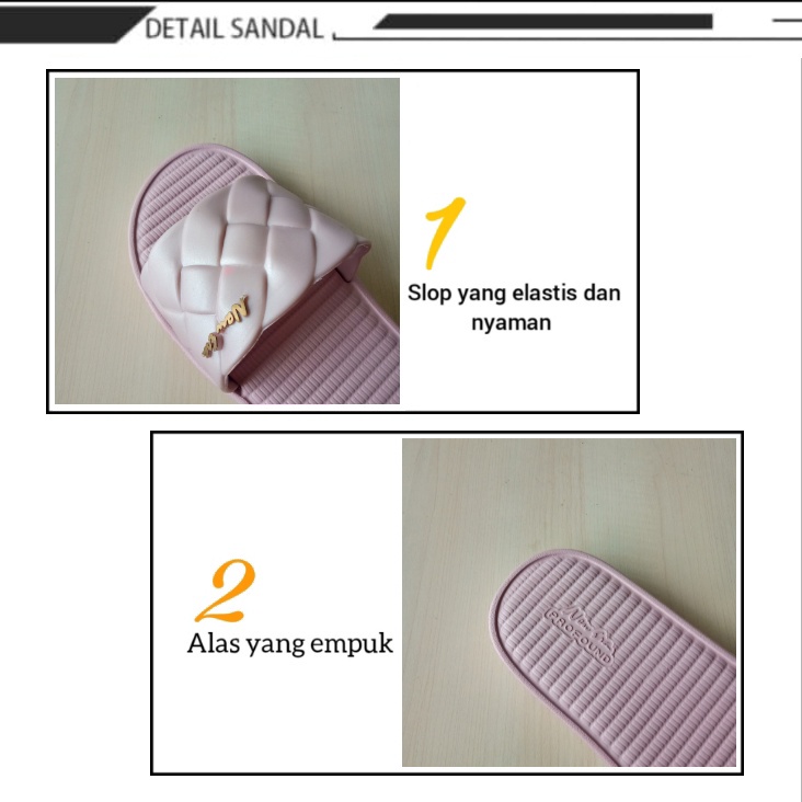 sogo NEW ERA LB 11013 Sandal Selop Flat Wanita Sandal Slop Jelly Sendal Cewek