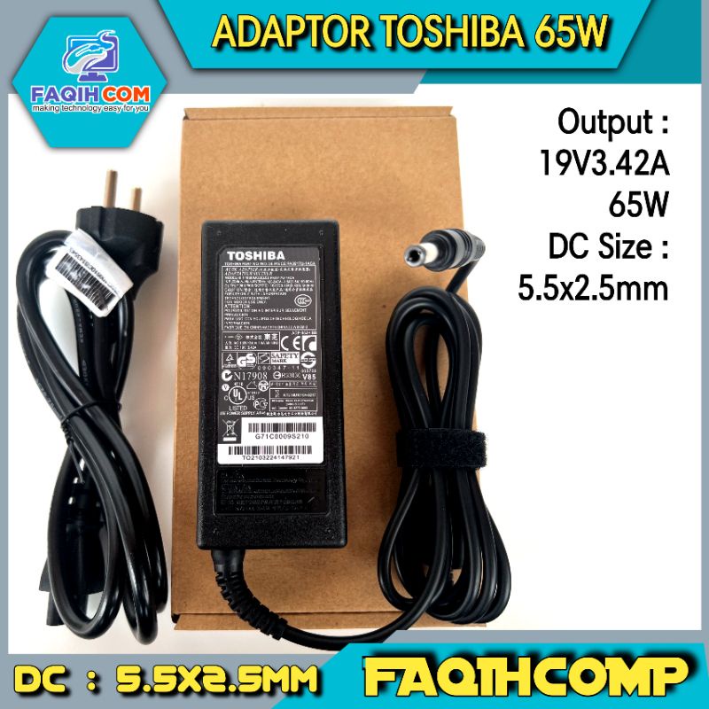 Adaptor Charger Original Laptop Toshiba Satellite L745 L740 L735 L645 L640 C640 C600 C800 C840 C840D