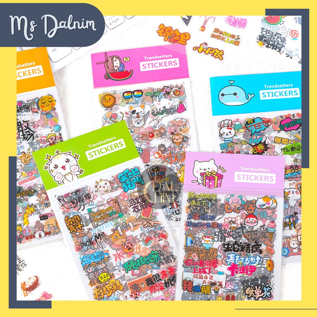 

Stiker Aesthetic Anti Air (6 Lembar) Deco Photocard Transparan Mengkilap Lucu Colorful Dekorasi Buku Diari Jurnal / Deco Sticker Kpop Idol PC Toploader HP Cute Jepang Korea Kawaii DIY Diary Planner Journal Scrapbook Craft [ST56]