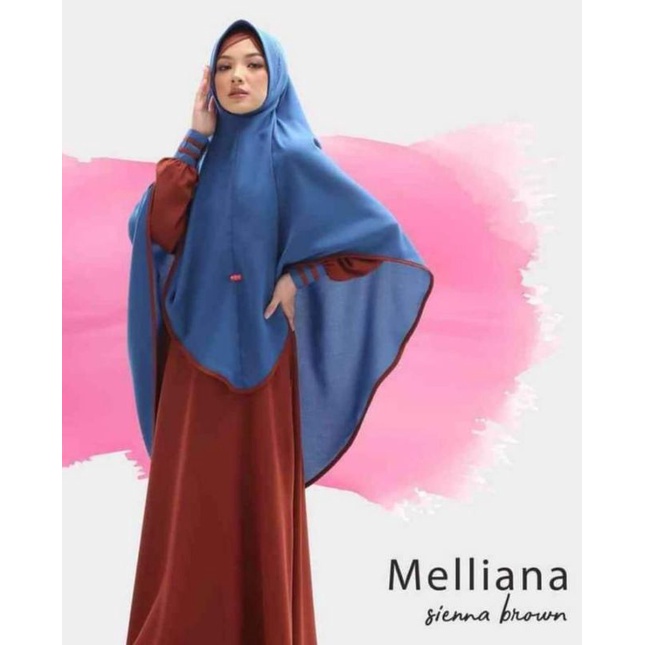 Meliana Sienna brown gamis ORI Aulia Fashion