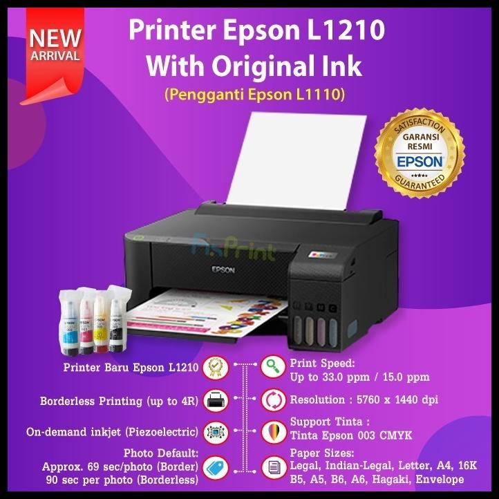 (((Terbaru))) Printer Epson L1210 L-1210 L 1210 Pengganti L1110 L-1110 L 1110 Resmi