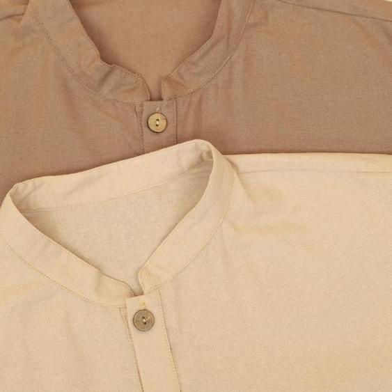 Ardenleon - Men Raya Shirt - MEDIUM, TORTILLA