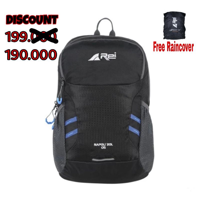 Daypack Tas Ransel Rei Arei Napoli 05 20L 20 Liter